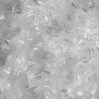 Fibre d'agrafe micro de polypropylène de fibre de pp 12mm pour l'additif concret de ciment