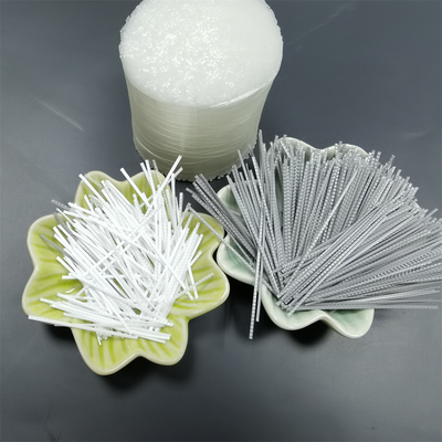 48mm ont gravé la macro fibre en refief de la fibre synthétique pp de polypropylène pour le béton projeté