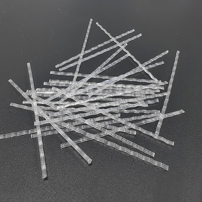 Forme de vague synthétique de fibre de polypropylène 54mm pour le béton projeté