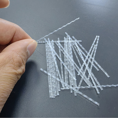Polypropylène PP à haute résistance aux fissures en forme d'onde en macrofibre pour la construction de ponts