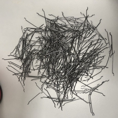 Le crochet d'extrémité certifié par CE a collé la fibre en acier 30mm - 55mm pour le renfort concret
