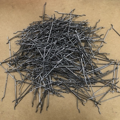 La longueur de 60mm a collé la fibre accrochée 80/60 d'acier d'extrémité pour le renfort concret