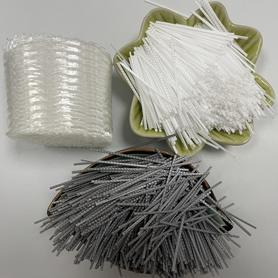 Fibre synthétique Macrofiber du polypropylène pp pour l'anti béton de fissuration de ciment
