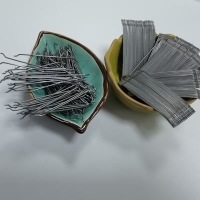 80/60 fibre en acier d'extrémité accrochée par colle pour renforcer le plancher en béton