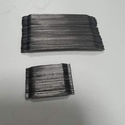 La résistance à la traction de L/D 80 1800Mpa a collé la fibre accrochée 80/60 d'acier d'extrémité pour le tunnel de mine