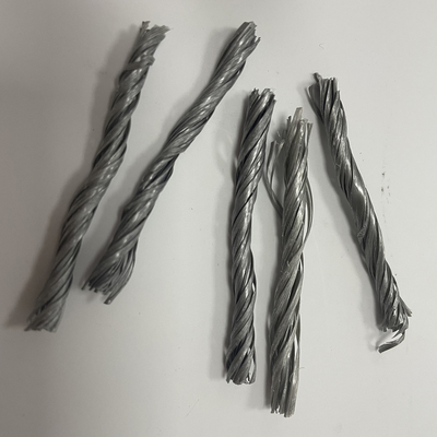 Fibre Bunchy de la torsion matérielle grise pp de polymère pour le plancher industriel