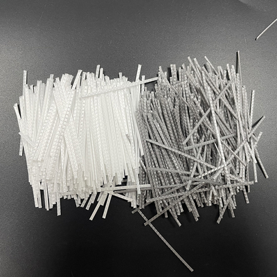 Fabrication de fibres synthétiques de PP en macrofibre en relief pour le béton et le béton