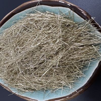 Fibre en acier micro solide d'or pour la construction de routes de béton et de route