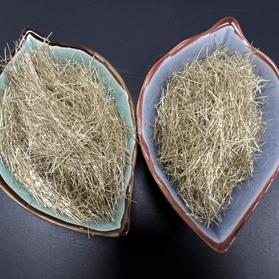 Fibre en acier micro solide d'or pour la construction de routes de béton et de route