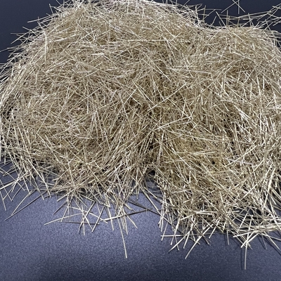 Fibre en acier micro solide d'or pour la construction de routes de béton et de route