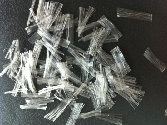 Polypropylène insoluble dans l'eau pp Mesh Fiber For Concrete Construction