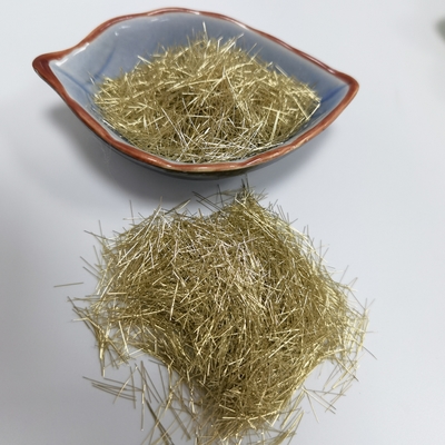 fibre en acier micro enduite en laiton de diamètre de 0.2mm 0.22mm pour UHPC et béton