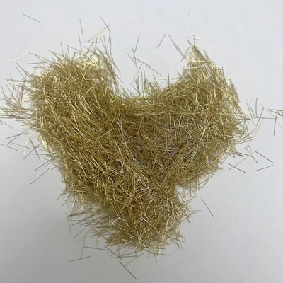le cuivre 2850Mpa droit a enduit la fibre en acier micro pour le renfort concret d'UHPC
