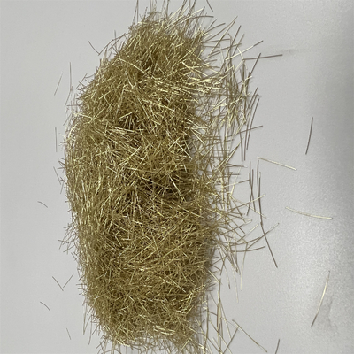 Le haut cuivre de résistance de fente de Briture a enduit la fibre en acier micro pour le renfort concret et les dalles en béton