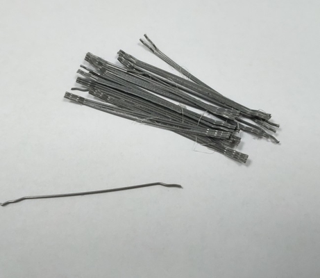 Fibre en acier matérielle concrète économique et durable pour le béton prêt à l'emploi et le béton préfabriqué
