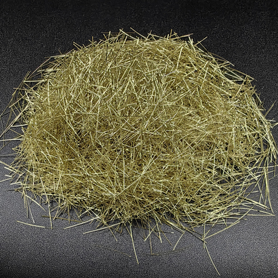 Le laiton de haute performance a enduit la fibre en acier micro pour le béton projeté sec