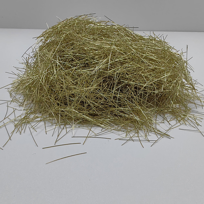 Le laiton de haute performance a enduit la fibre en acier micro pour le béton projeté sec
