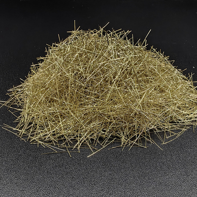 Le laiton de haute performance a enduit la fibre en acier micro pour le béton projeté sec