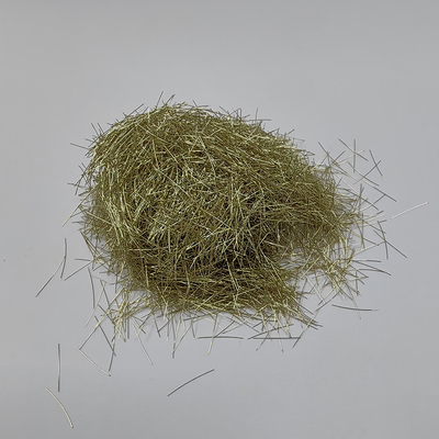 Le laiton de haute performance a enduit la fibre en acier micro pour le béton projeté sec