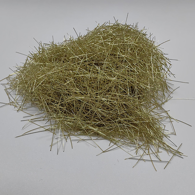 Le laiton de haute performance a enduit la fibre en acier micro pour le béton projeté sec