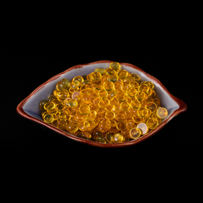 Adhésif chaud de fonte de polyamide solide transparent granulaire jaune-clair pour le vêtement et les chaussures
