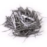 Type hybride de fibre de polypropylène de béton du certificat 54mm de la CE pour le ciment et le mortier