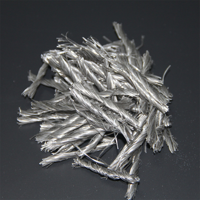 Maille de fibre de pp et type hybride Bunchy tordu pour renforcer le béton de ciment