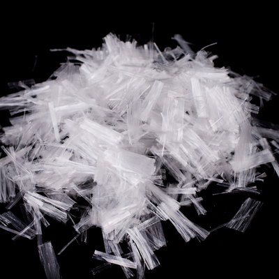 Bon polypropylène de ciment de dispersion renforçant la fibre additive concrète Mesh Form de la fibre pp