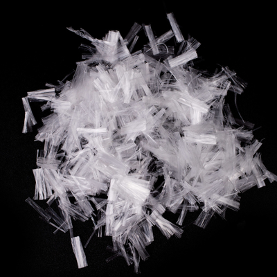 Bon polypropylène de ciment de dispersion renforçant la fibre additive concrète Mesh Form de la fibre pp