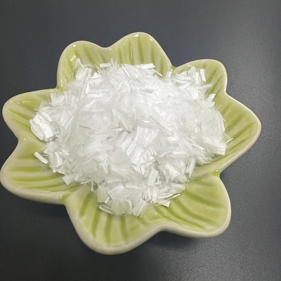 Fibre blanche hachée 1,5D*6mm Fibre de maïs PLA pour le fluide de forage de l'industrie pétrolière