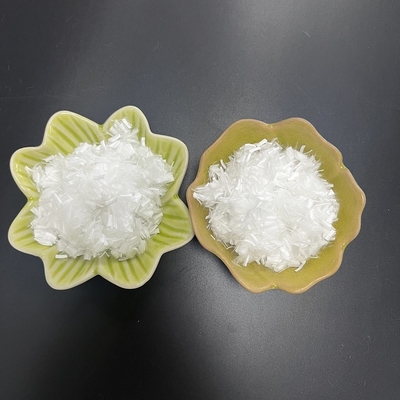 Fibre blanche hachée 1,5D*6mm Fibre de maïs PLA pour le fluide de forage de l'industrie pétrolière