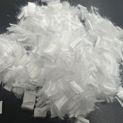 Fibre de maïs blanche hachée Fibre de PLA pour l'industrie pétrolière