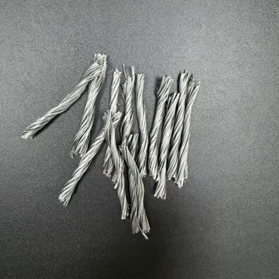 54 mm de polypropylène PP à haute résistance aux fissures en béton armé à fibres tordues