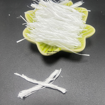 Polypropylène Macro-Fibre Twisted Bundle pour le renforcement du béton dans la construction de bâtiments Modèle de fibre PP