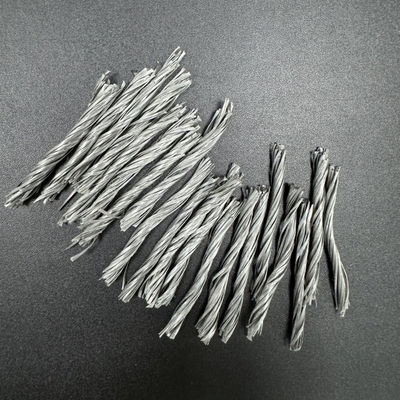 Forte capacité de combinaison de la fibre de PP en forme de grappes tordues pour une meilleure dispersion dans un mélange résistant aux fissures
