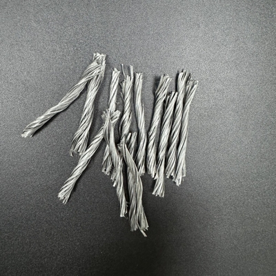 Forte capacité de combinaison de la fibre de PP en forme de grappes tordues pour une meilleure dispersion dans un mélange résistant aux fissures
