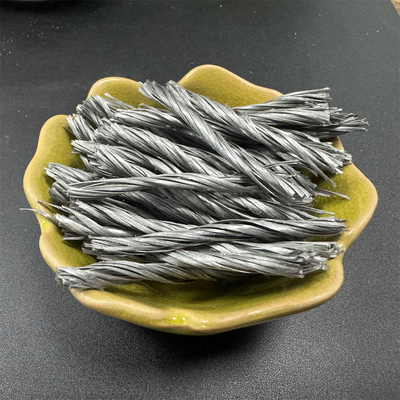 forme Bunchy tordue par fibre 500T de 40mm pp pour le renfort concret