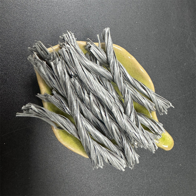 forme Bunchy tordue par fibre 500T de 40mm pp pour le renfort concret