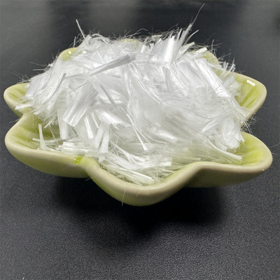 Monofilament de fibre de PP blanc pour augmenter la résistance aux fissures sur la surface des ateliers industriels, des entrepôts et des parkings