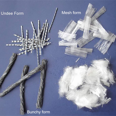 Maille de fibre de la fibre pp de polypropylène pour s'ajouter en béton comme renfort