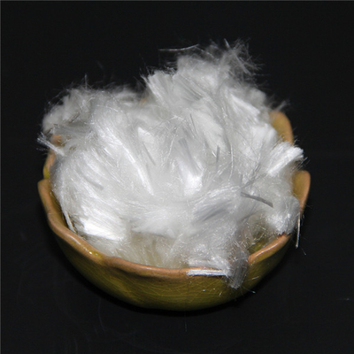 macro fibre blanche du polypropylène pp pour le plancher industriel en béton