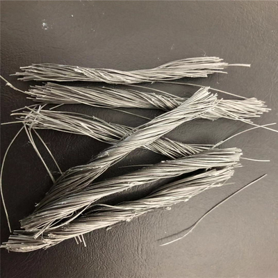forme bunchy de fibre fente-résistante du polypropylène pp pour le travail concret