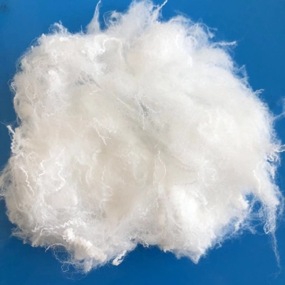 Fibre d'agrafe acide polylactique de polypropylène de fibre de PLA d'anti bactéries blanches pour des textiles