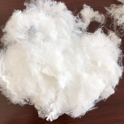 Fibre d'agrafe acide polylactique de polypropylène de fibre de PLA d'anti bactéries blanches pour des textiles