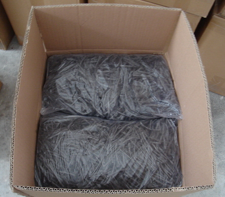 Fibre concrète renforcée tordue de pp pour le panneau de ciment