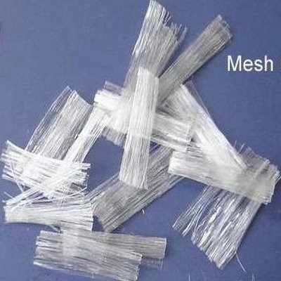 Maille de fibre de Microfiber de ciment de polypropylène de prévention de fente pour la piste d'aéroport