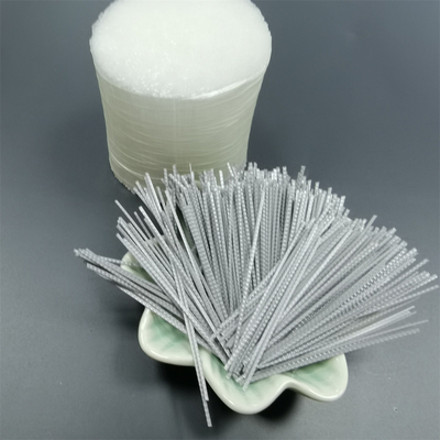 Fibre concrète du macro polypropylène synthétique pp pour le gris de laïus