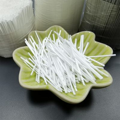Fibre concrète du macro polypropylène synthétique pp pour le gris de laïus