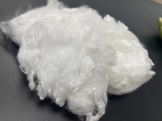 Fibre d'agrafe synthétique réutilisée de l'alcool polyvinylique PVOH 1.2D X 38mm