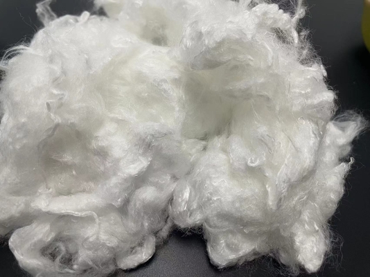 Fibre d'agrafe synthétique réutilisée de l'alcool polyvinylique PVOH 1.2D X 38mm